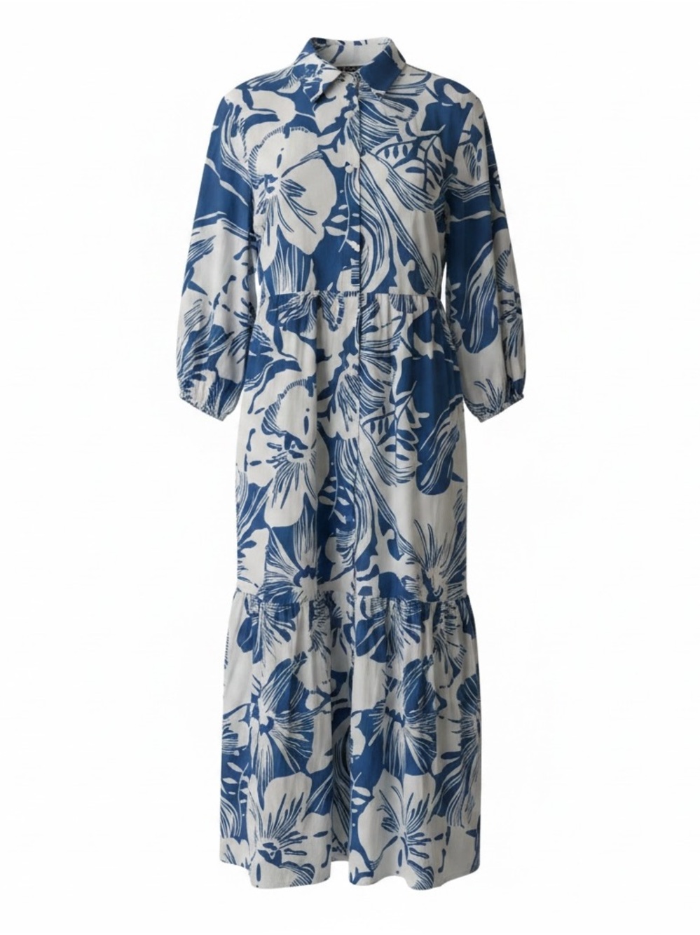 Anthropologie Bettina Tiered Shirt Dress by Maeve